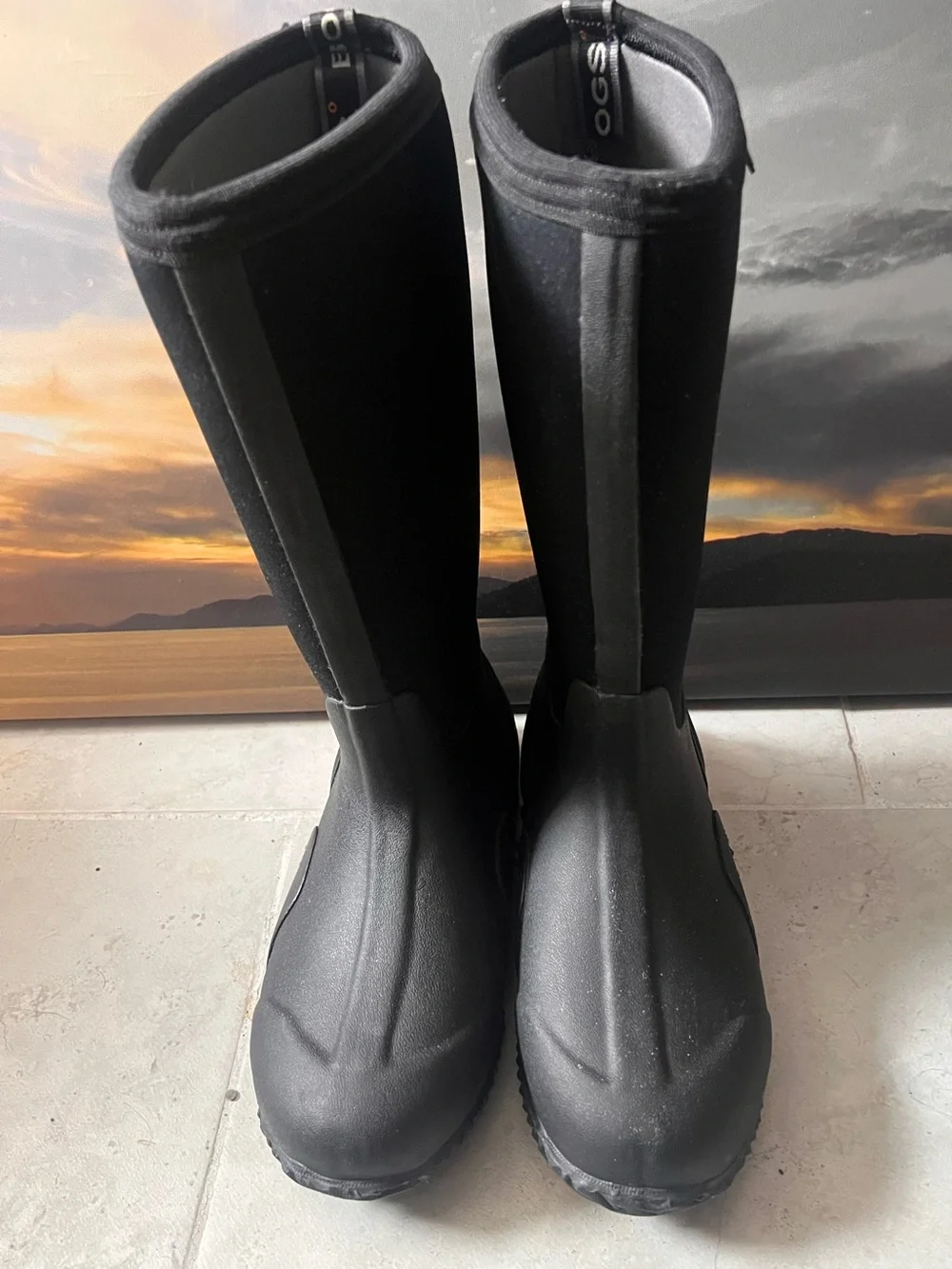 BOGS Classic High Waterproof Boots Black Women’s Size 8